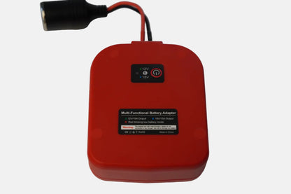 18V to 12V Step-Down Converter for Milwaukee, Dewalt or Mikita M18 Battery Adapter
